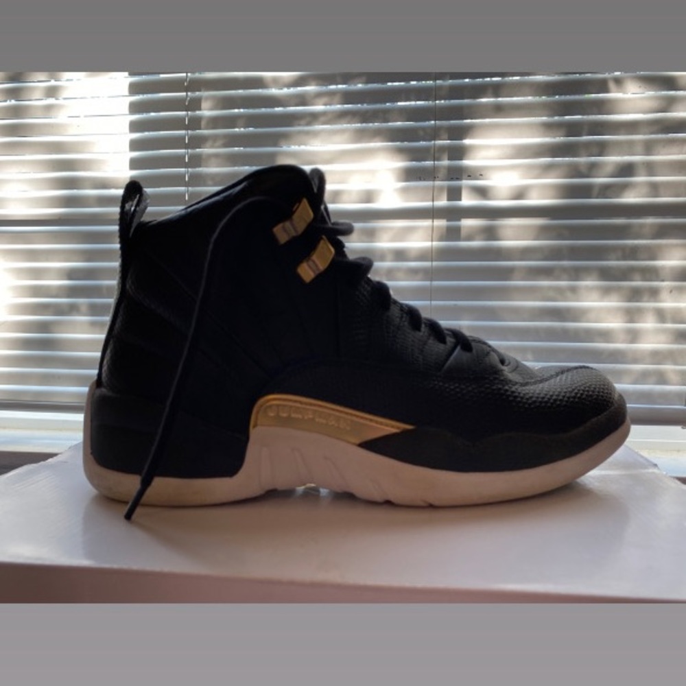 Air Jordan 12 Retro, size 9.5 in womens, 8 in mens